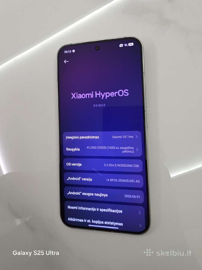 Xiaomi 15t pro 512gb atminties - nuotraukos Nr. 2