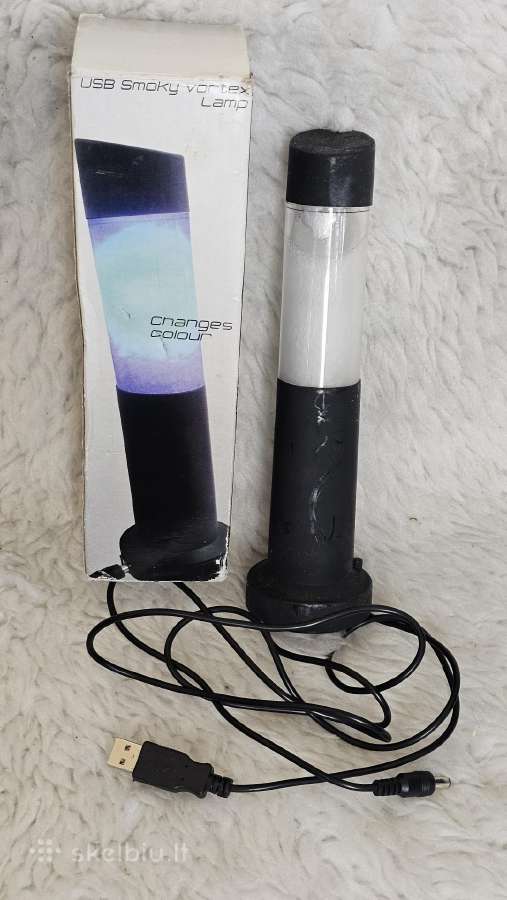 Usb dūminio sūkurio lempa, stalo dekoracija - nuotraukos Nr. 2