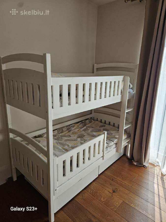 Parduodu 160x80 dviejų aukštų lovytę - nuotraukos Nr. 2