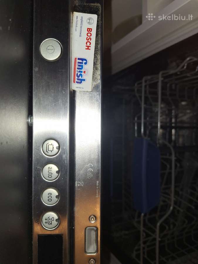 Bosch Smv48m30eu įmontuojama indaplovė, vokiška 90 - nuotraukos Nr. 2