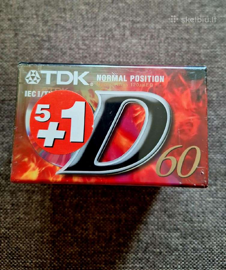 Tdk D kasetės - nuotraukos Nr. 6