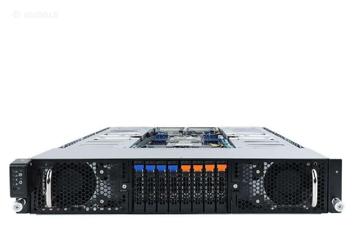 Serveris Gigabyte G292-z40, 8x Gpu lizdai - nuotraukos Nr. 2