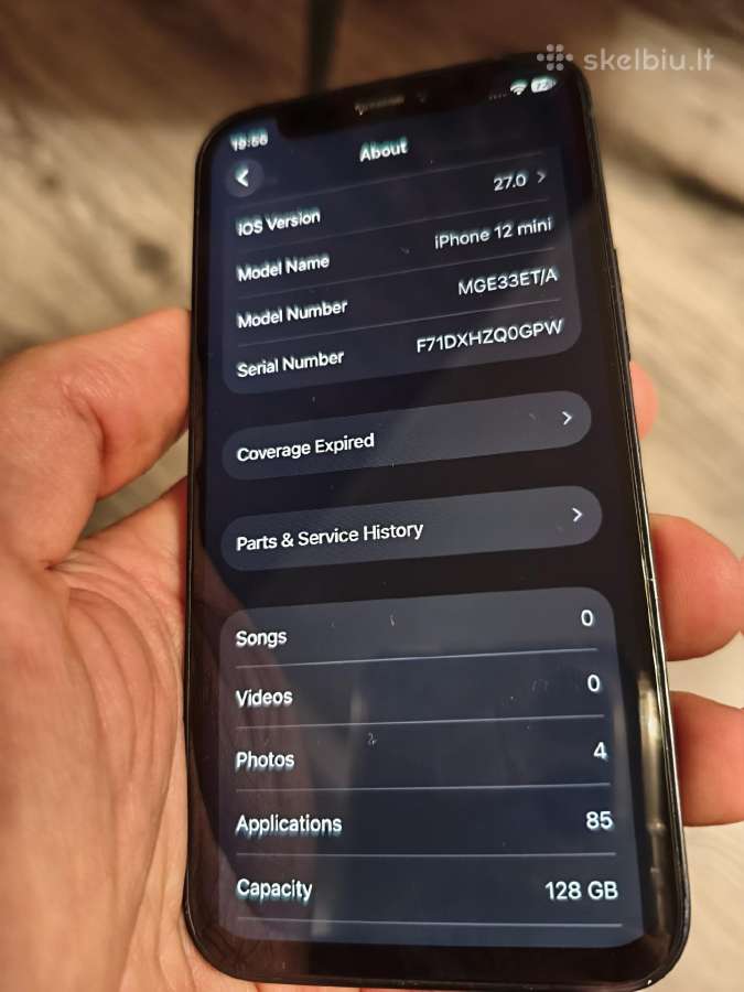 iPhone 12 mini 128gb (kaip naujas) - nuotraukos Nr. 9