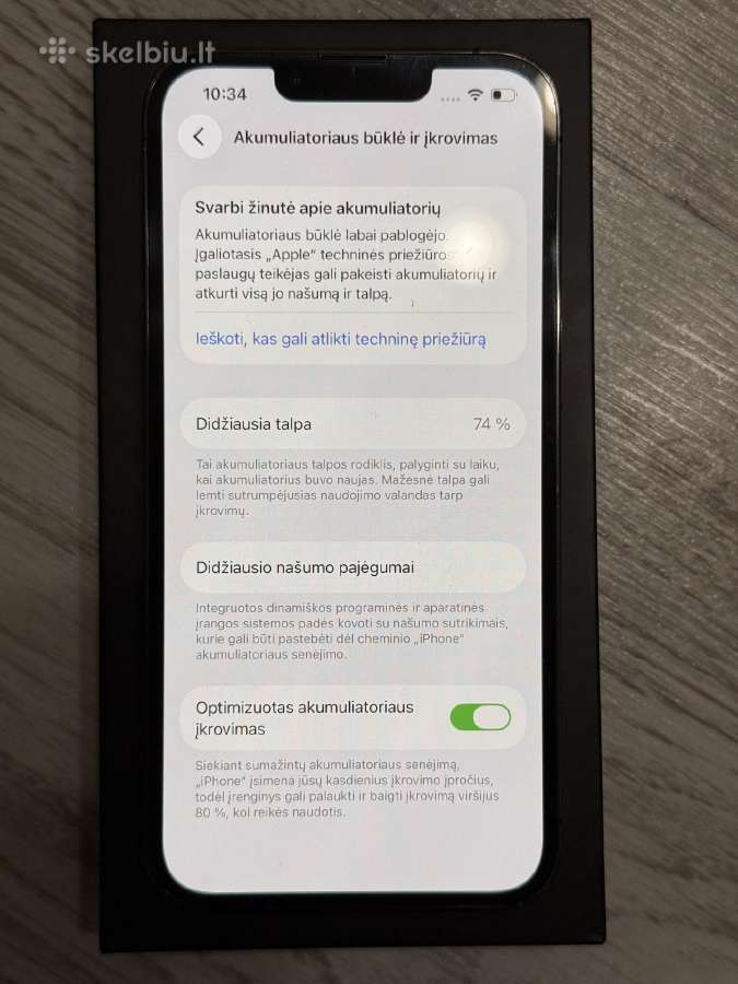 iPhone 13 pro, 128gb, grafito spalvos - nuotraukos Nr. 2