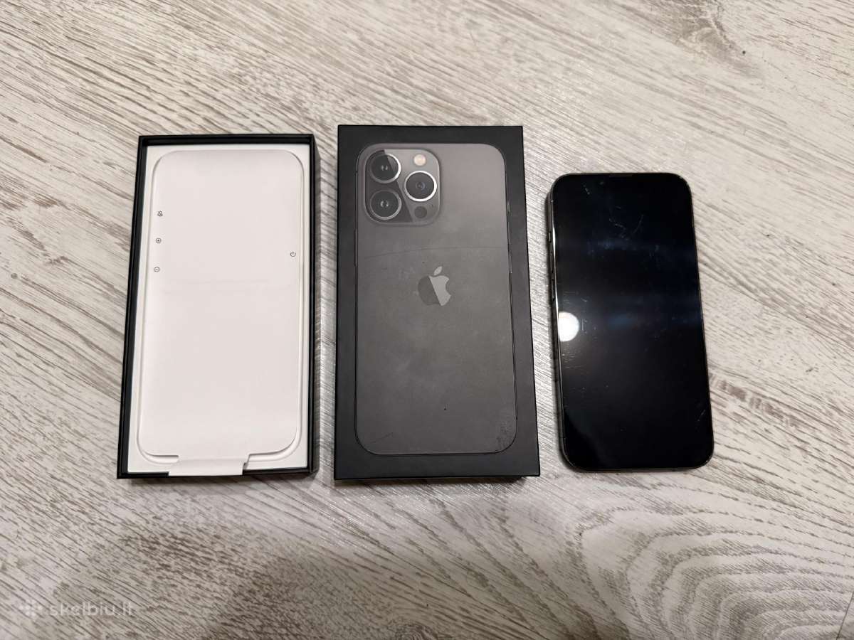 iPhone 13 pro, 128gb, grafito spalvos - nuotraukos Nr. 4