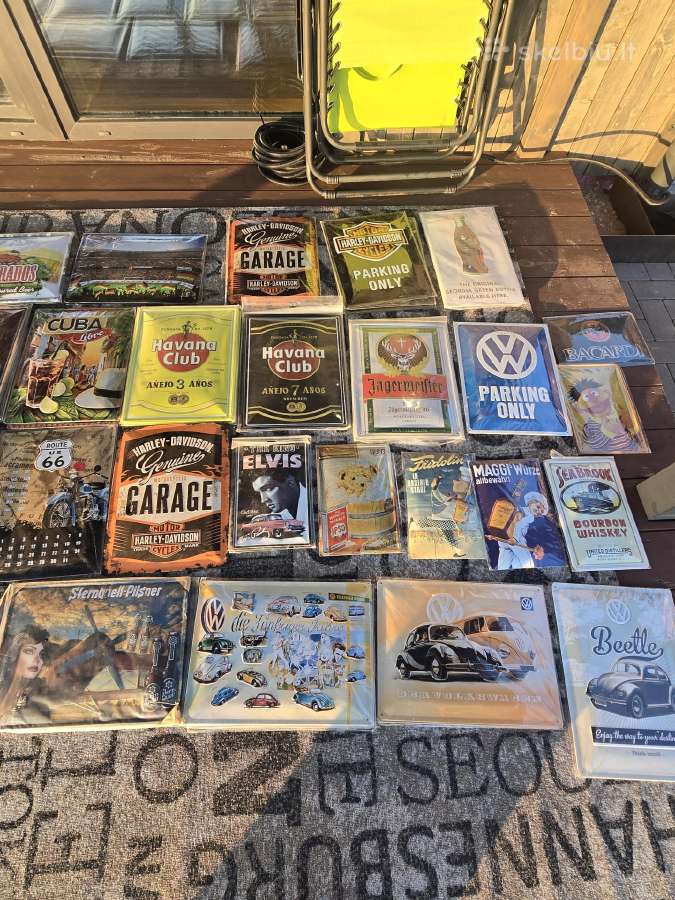 Metalinės Retro iškabos - nuotraukos Nr. 2