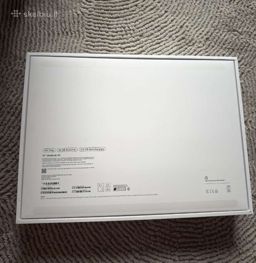 MacBook Air M5 15 Inch 512gb - nuotraukos Nr. 2