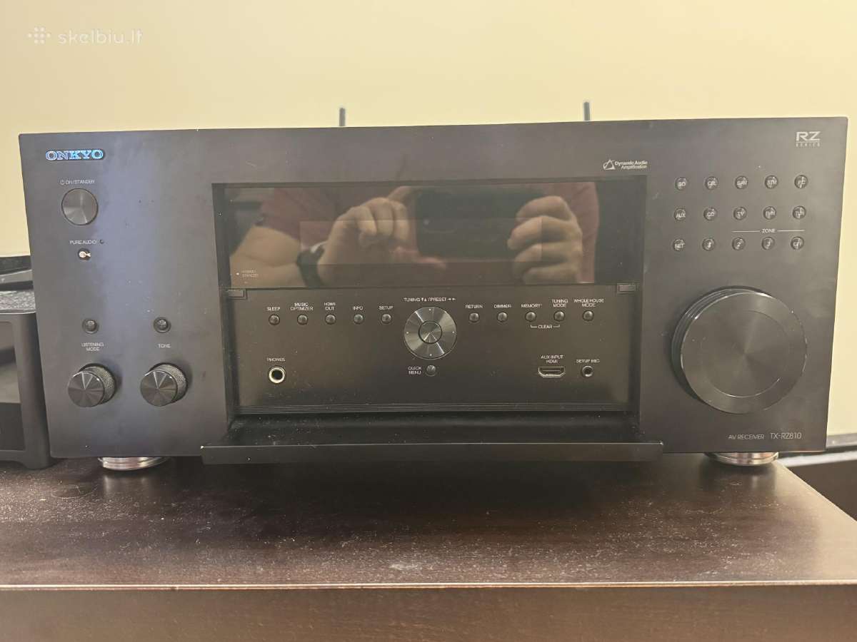 Tinklo stiprintuvas Onkyo Tx-rz810, 7.2, 130 W/ch - nuotraukos Nr. 6