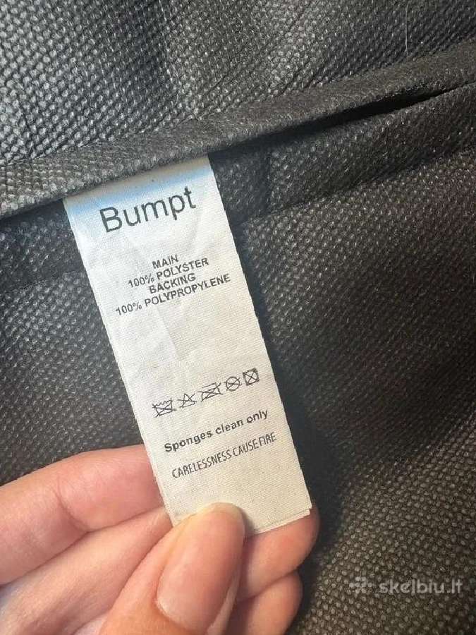 Didelis tamsiai mėlynas sėdmaišis „bumpt“ - nuotraukos Nr. 4
