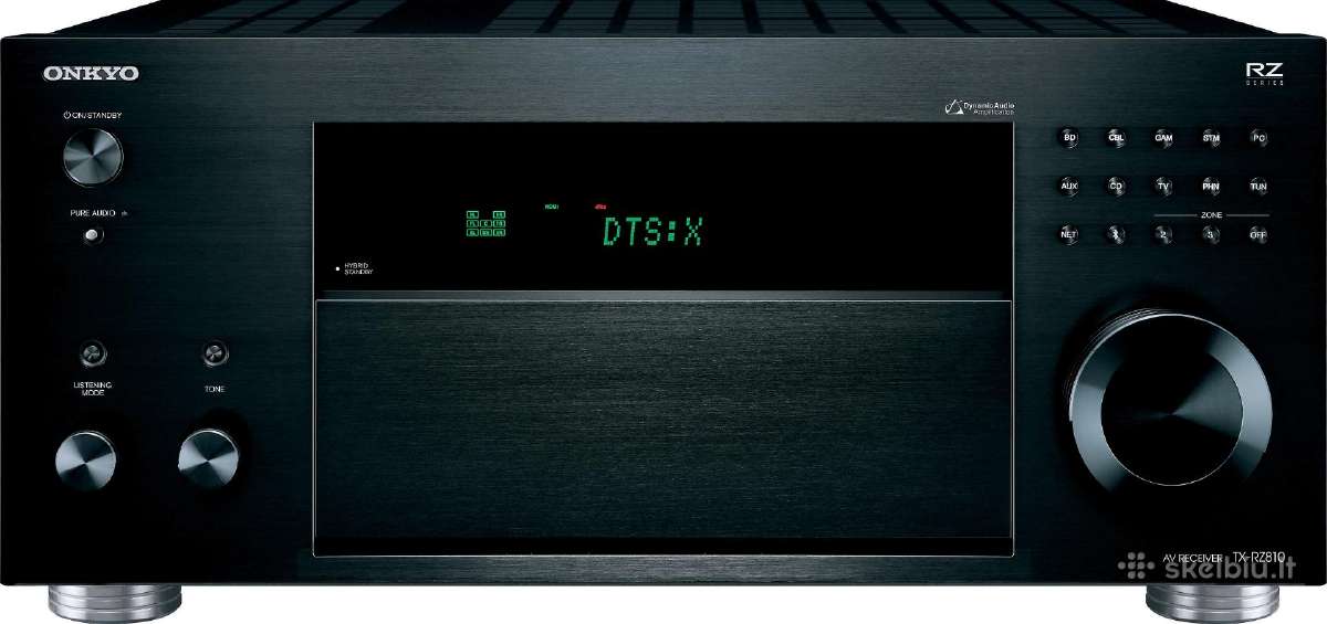 Tinklo stiprintuvas Onkyo Tx-rz810, 7.2, 130 W/ch - nuotraukos Nr. 5