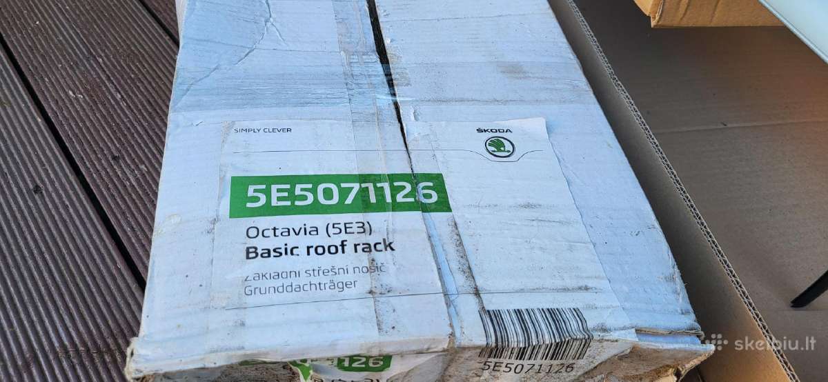 Škoda Octavia (5e3 liftbekas) stogo skersiniai - nuotraukos Nr. 6