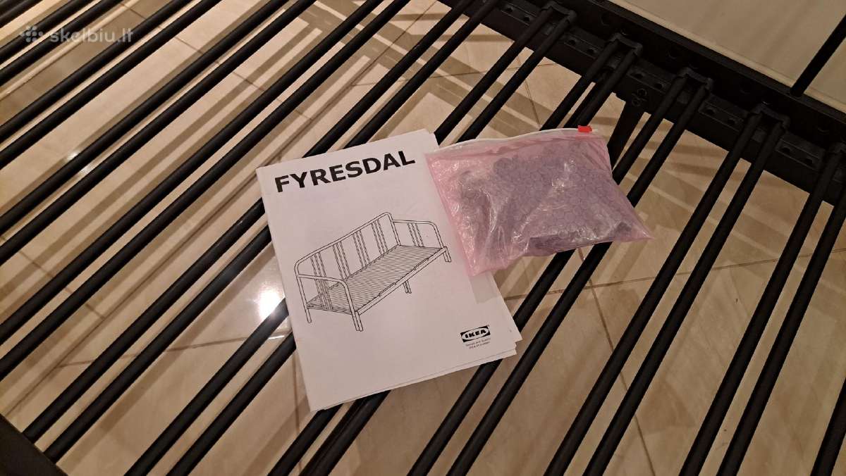 Ikea dvigule lova su čiužiniu 160/200 - nuotraukos Nr. 2