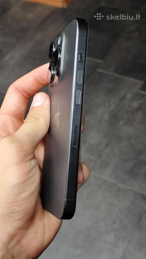 iPhone 15 Pro Black Titanium - nuotraukos Nr. 6