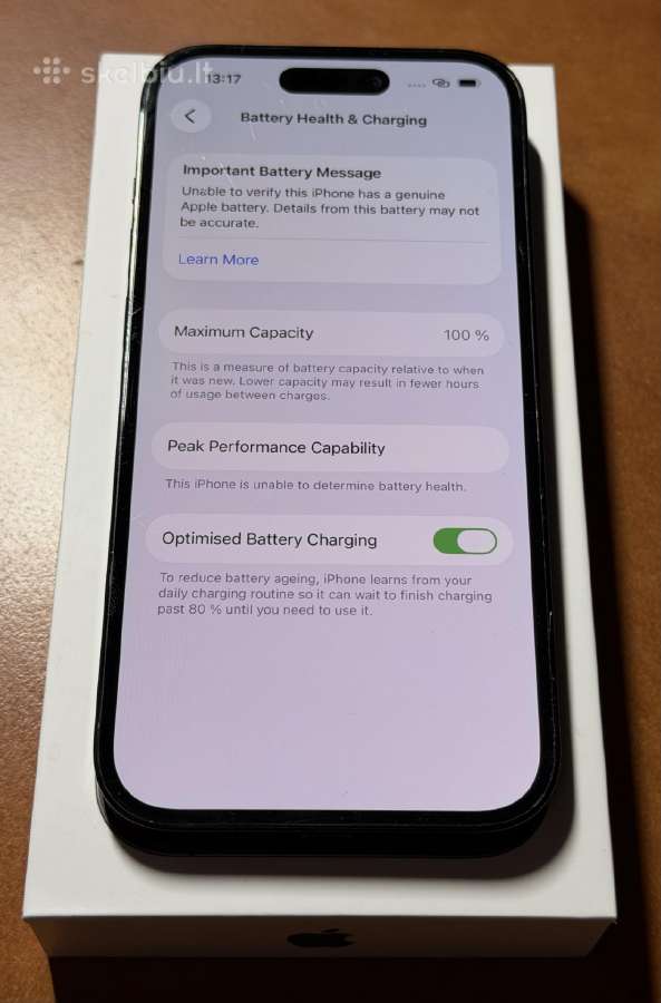 iPhone 14 Pro 256gb Space Black - nuotraukos Nr. 4