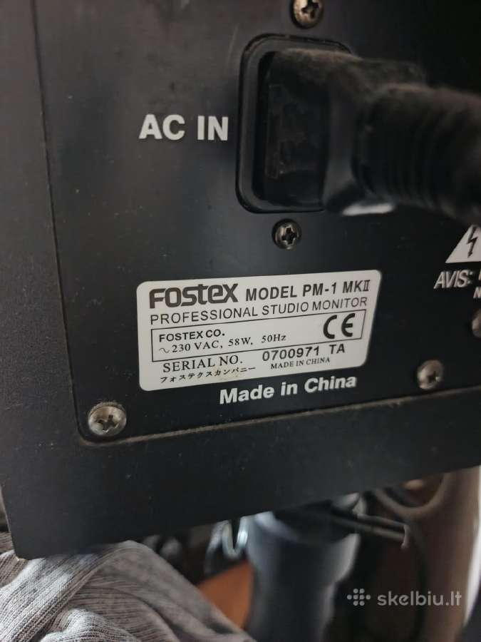 Aktivios studiines monitoriai Fostex - nuotraukos Nr. 4