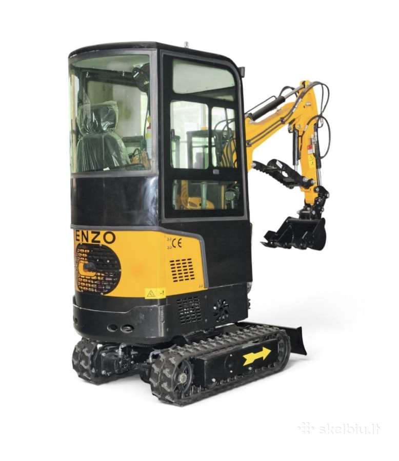 Mini Ekskavatorius Enzo Ht-10b, dyzelinis, 1 tonos - nuotraukos Nr. 14