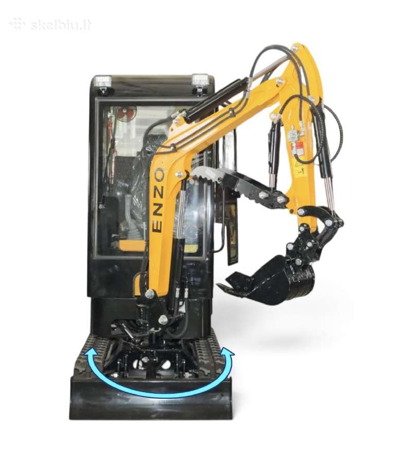 Mini Ekskavatorius Enzo Ht-10b, dyzelinis, 1 tonos - nuotraukos Nr. 17