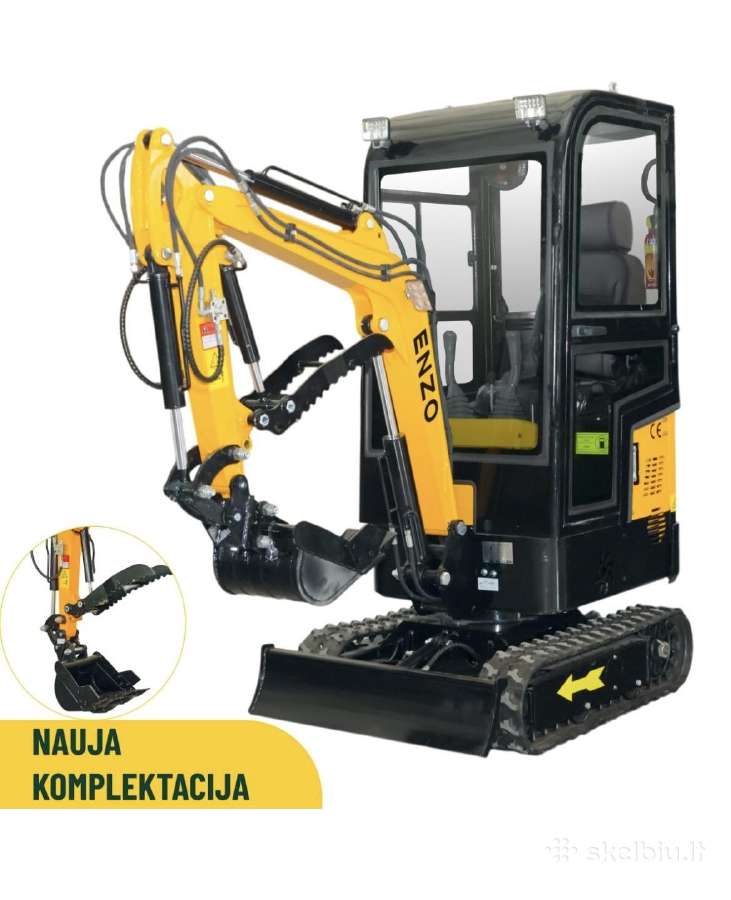Mini Ekskavatorius Enzo Ht-10b, dyzelinis, 1 tonos - nuotraukos Nr. 10