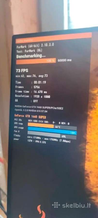 Gigabyte Gtx 1660 Super 6gb - nuotraukos Nr. 3