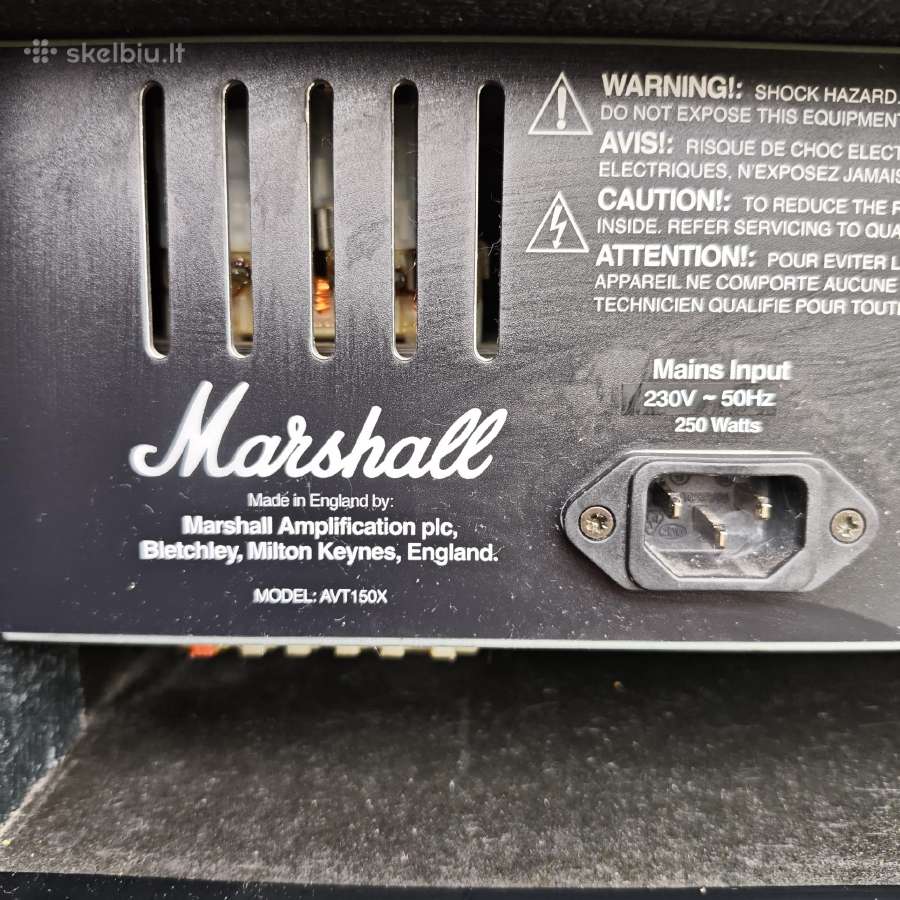 .Marshall Avt150h Valvestate 2000" - nuotraukos Nr. 4