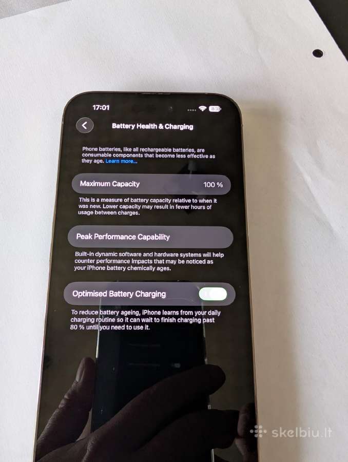 iPhone 14 Pro Max - nauja baterija - nuotraukos Nr. 9