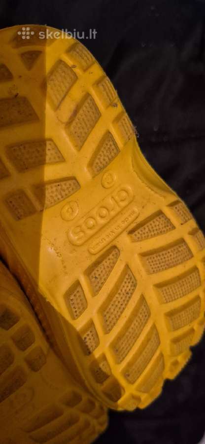 Originalūs Crocs vaikiški batairyškiai geltoni - nuotraukos Nr. 3
