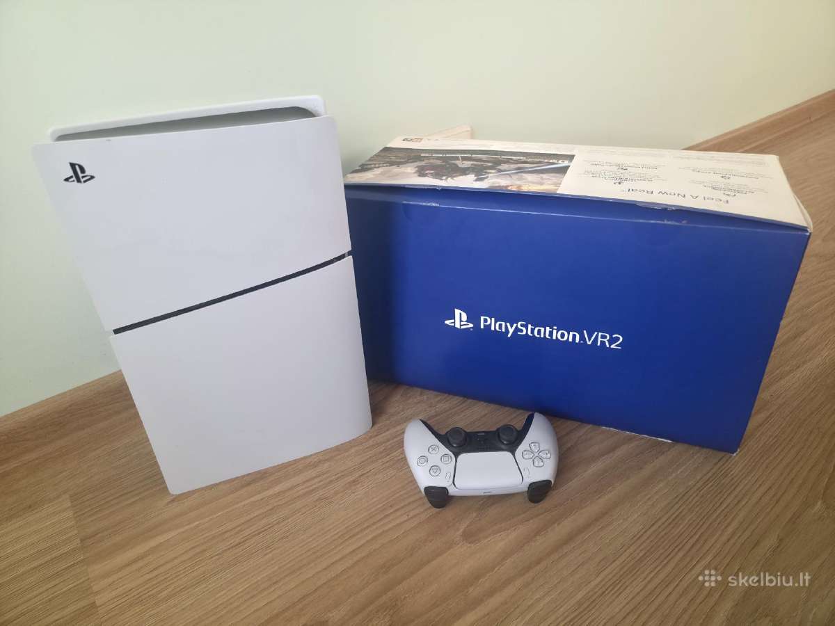 Ps5 slim diskine + vr2 akiniai - nuotraukos Nr. 2