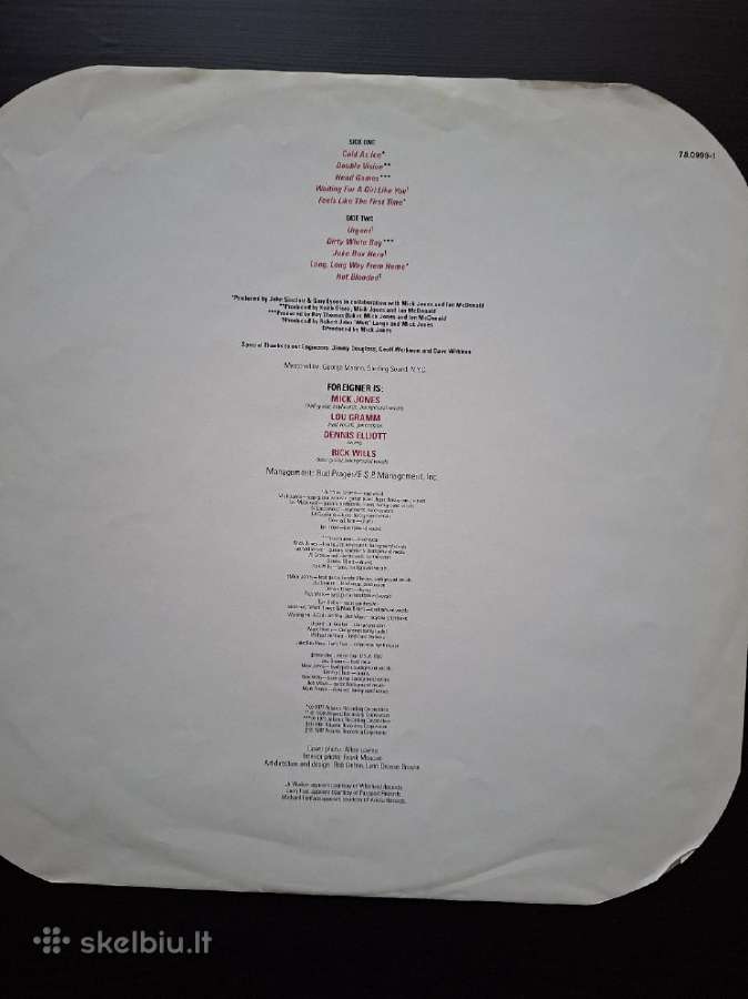 Foreigner 1982 "Records" - nuotraukos Nr. 4