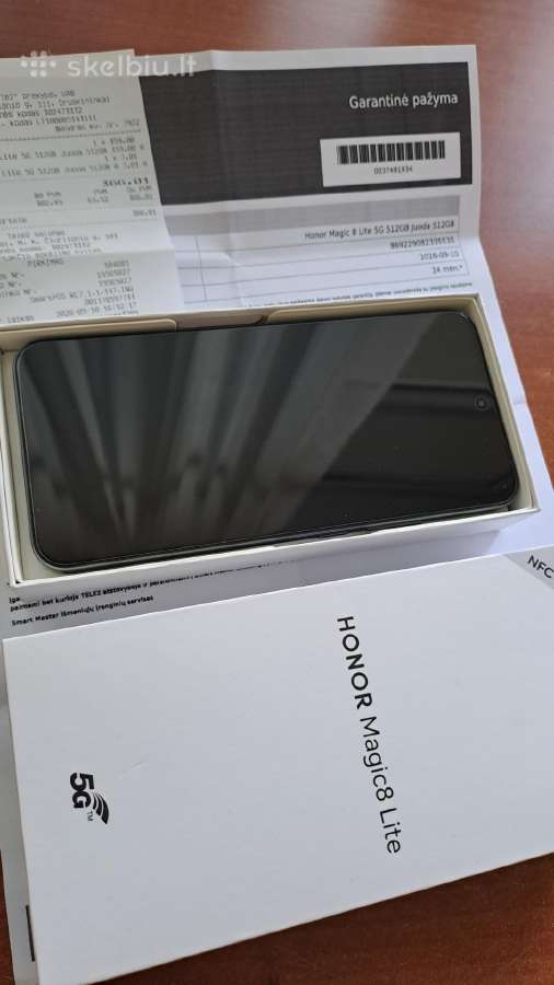 Visiškai naujas Honor Magic 8 lite - nuotraukos Nr. 3