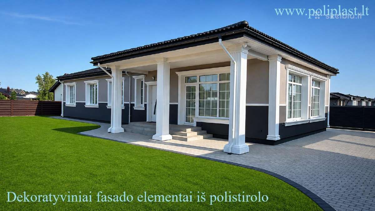 Fasado dekoras iš putų polistirolo. - nuotraukos Nr. 2