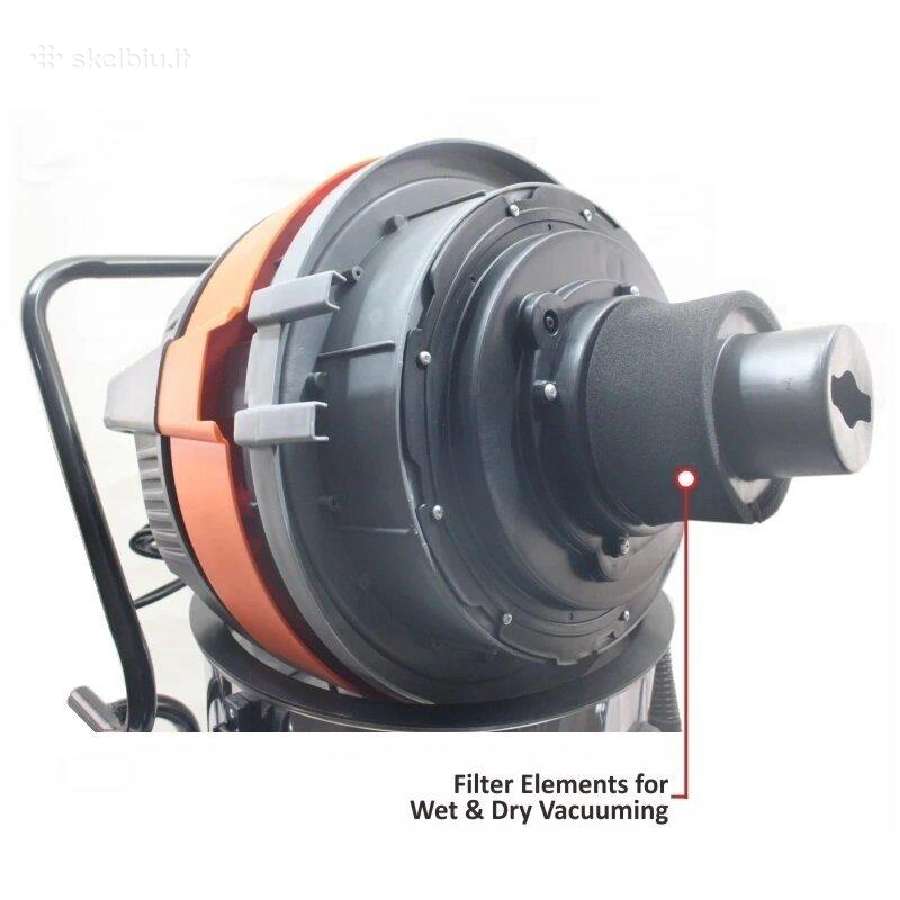 Dulkių siurblys Worcraft 80l 3000w - nuotraukos Nr. 2