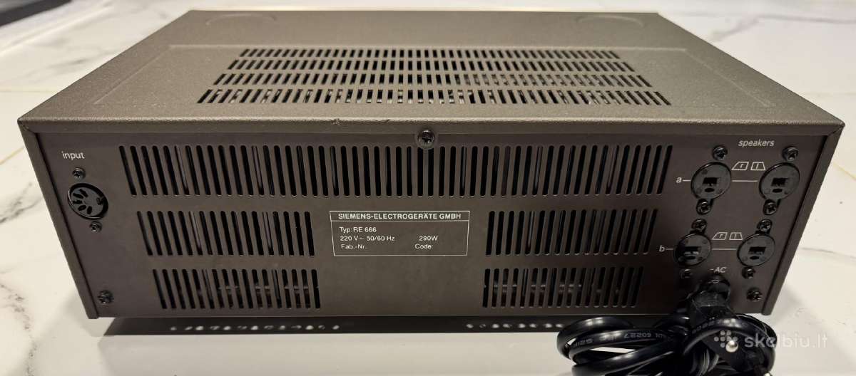 Siemens rp-666 ir re-666 / stiprintuvai - nuotraukos Nr. 2