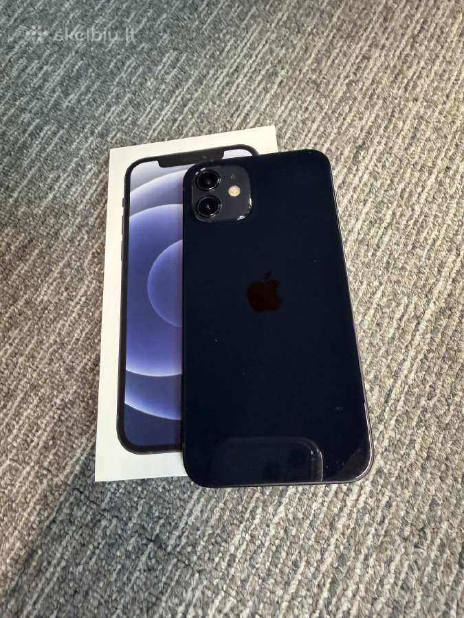 Parduodamas iPhone 12 64 GB, juodas - nuotraukos Nr. 2