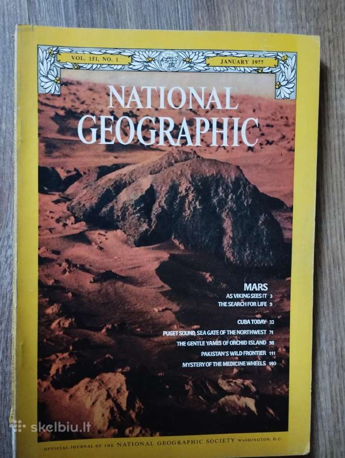 1970-80 m. „National Geographic“ žurnalai - nuotraukos Nr. 7