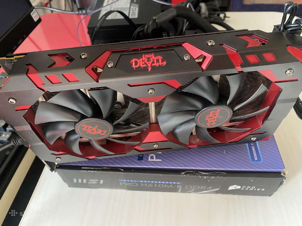 Rx580 8gb Red Devil - nuotraukos Nr. 3