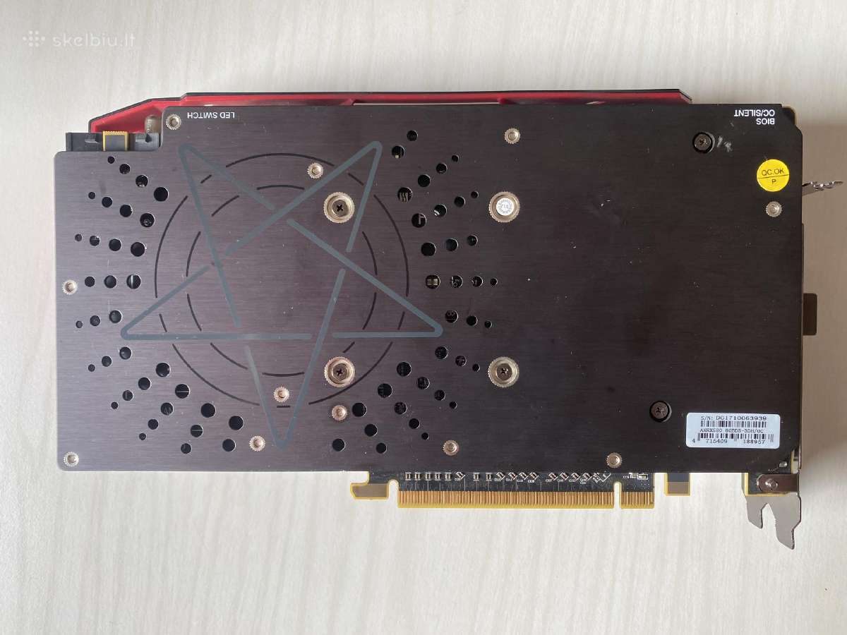 Rx580 8gb Red Devil - nuotraukos Nr. 6