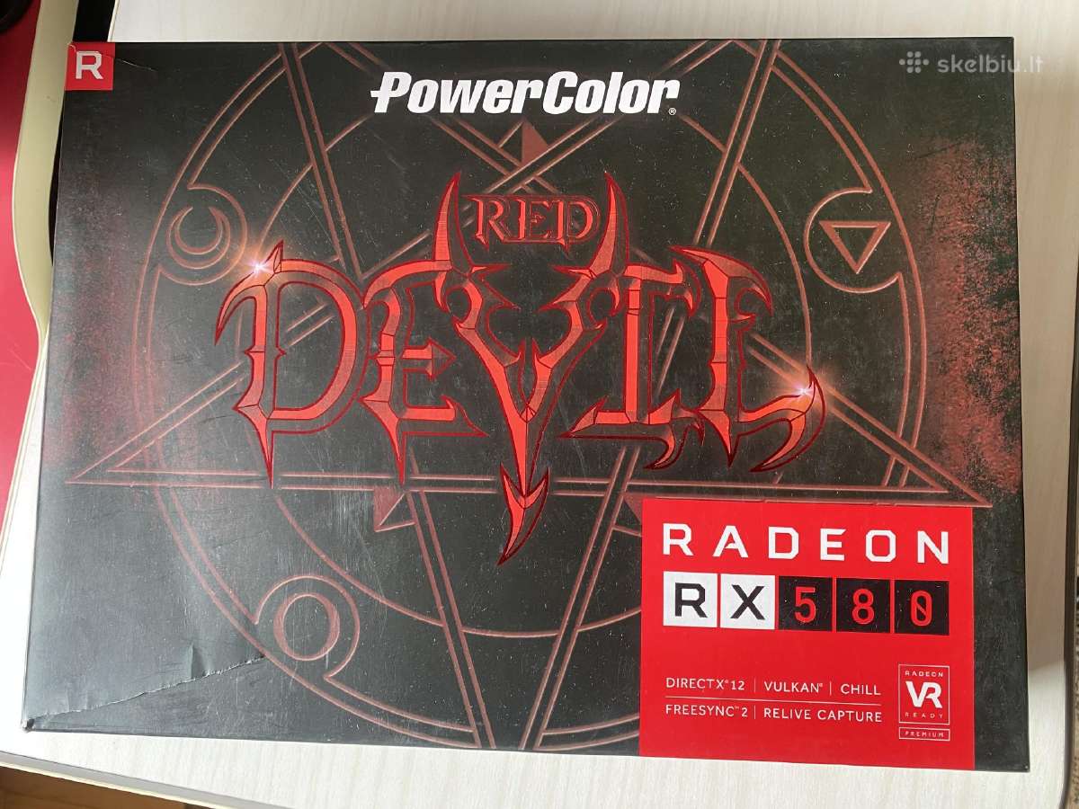 Rx580 8gb Red Devil - nuotraukos Nr. 9