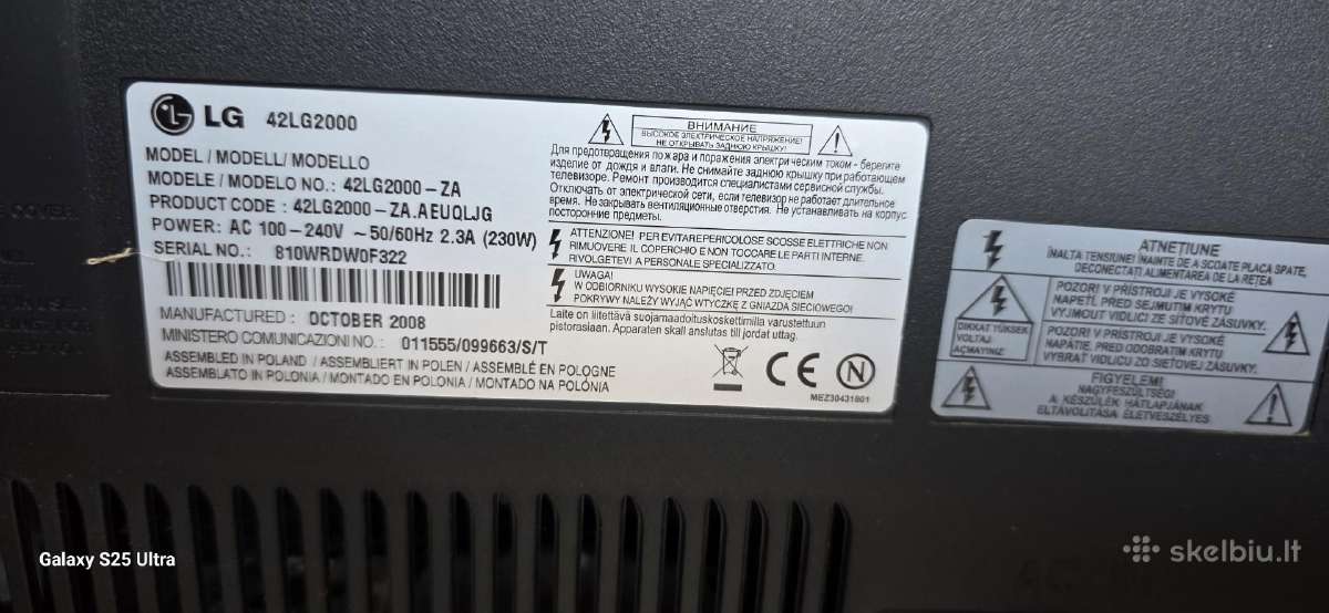 LG televizorius - nuotraukos Nr. 2