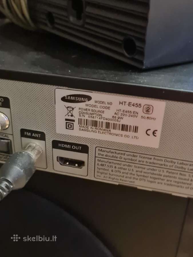 Samsung namų kino sistema - nuotraukos Nr. 3