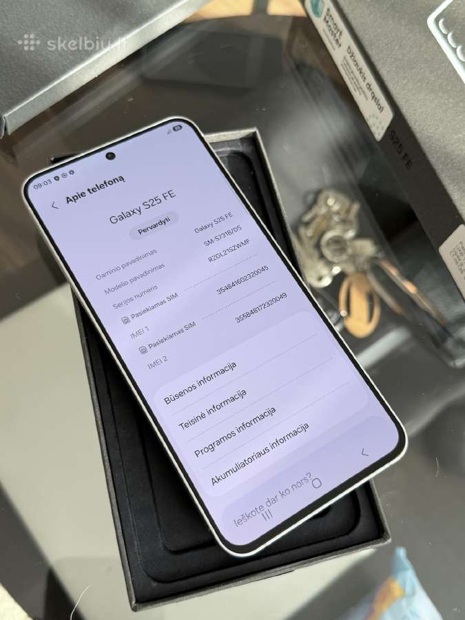 Samsung S25 Fe blokuotas - nuotraukos Nr. 6