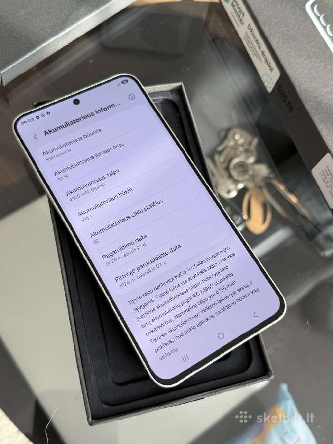 Samsung S25 Fe blokuotas - nuotraukos Nr. 8