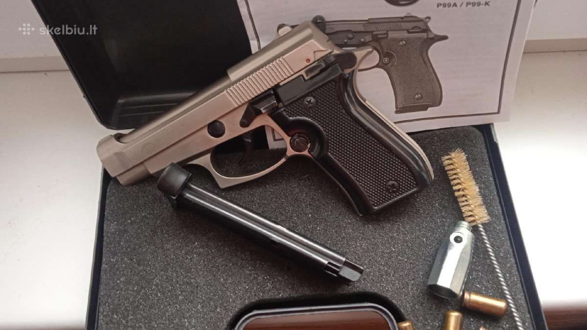 Parduodu dujinį 9mm pistoletą Blow P99a - nuotraukos Nr. 2