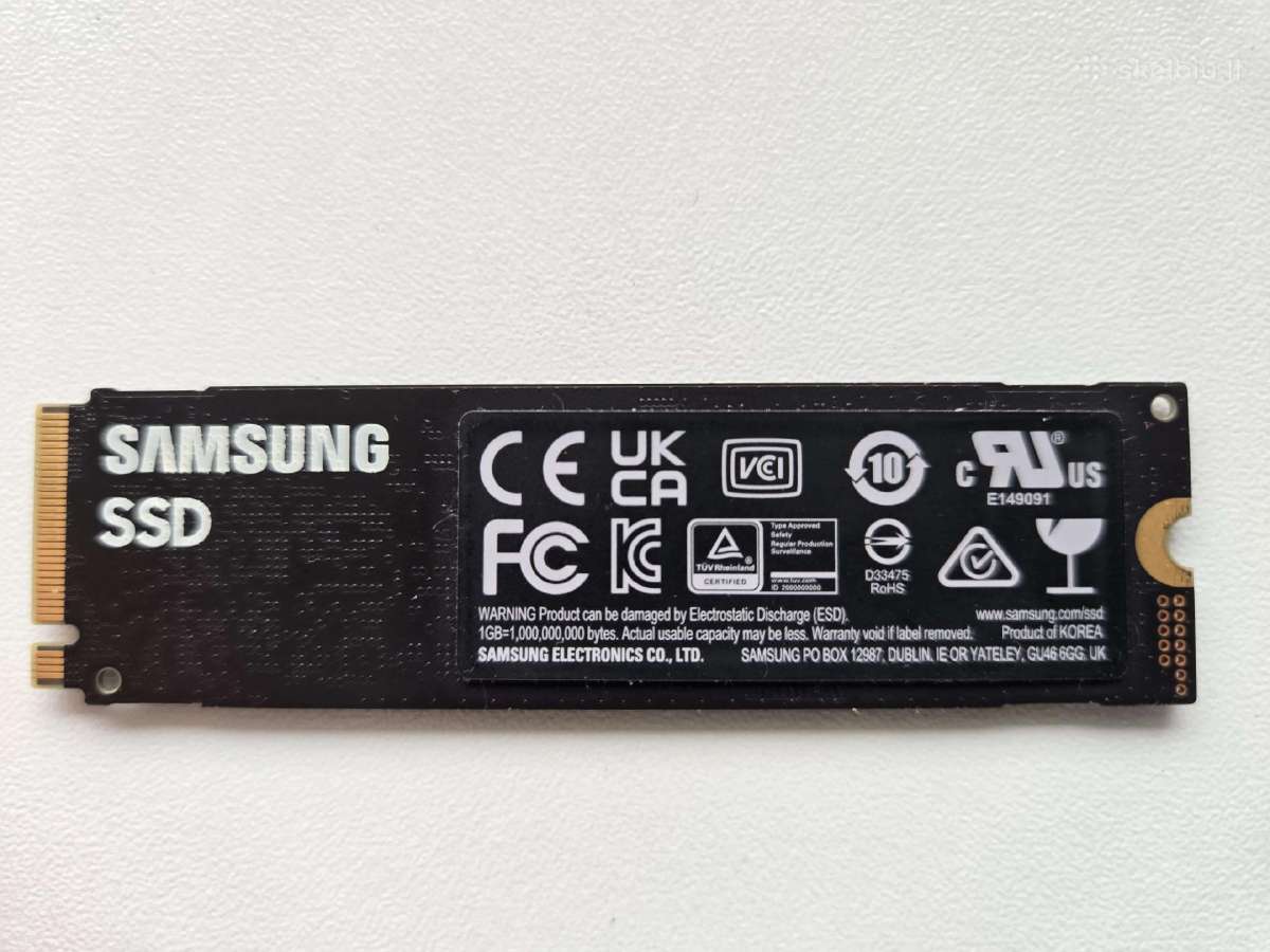 Samsung 980 Pro 250gb M.2 Nvme SSD (Pcie 4.0) - nuotraukos Nr. 3