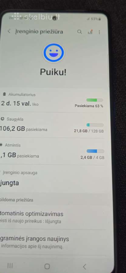 Samsung a51 - nuotraukos Nr. 4