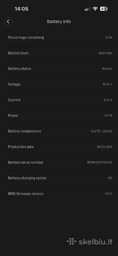 Xiaomi Mi 1s Elektrinis paspirtukas - nuotraukos Nr. 7