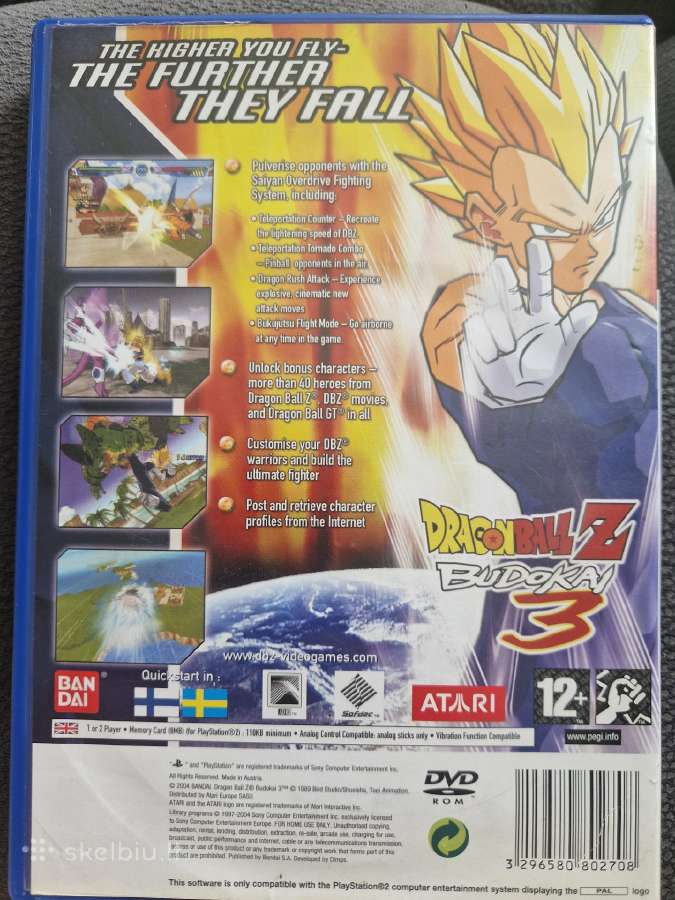Dragon ball z budokai 3 Ps2 - nuotraukos Nr. 2