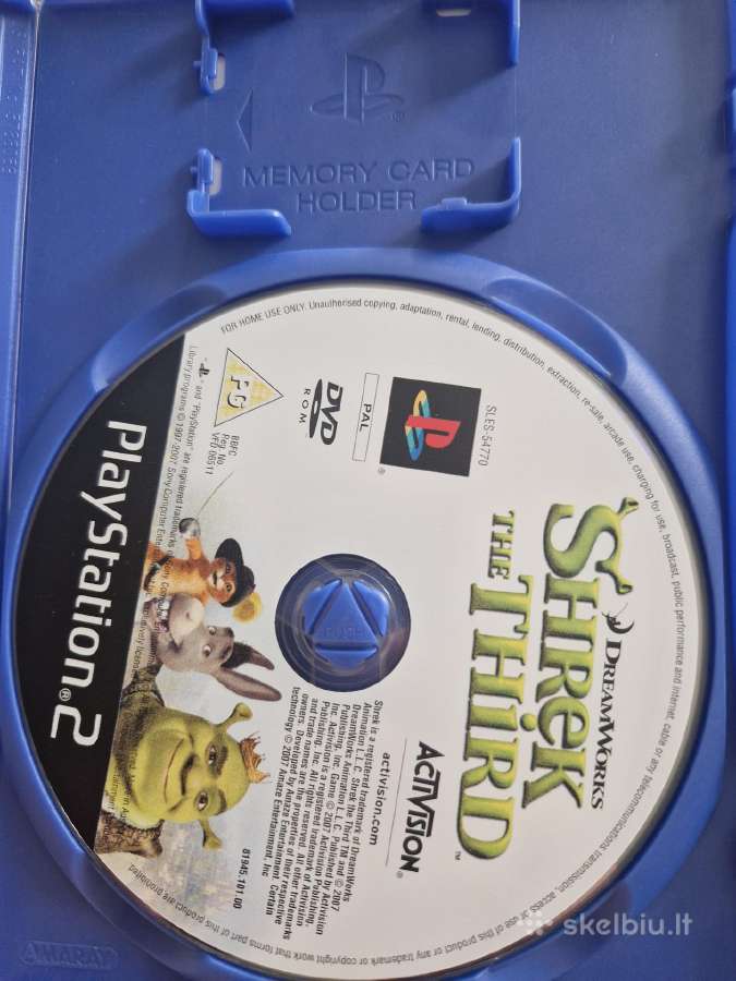 Shrek the third Ps2 - nuotraukos Nr. 3