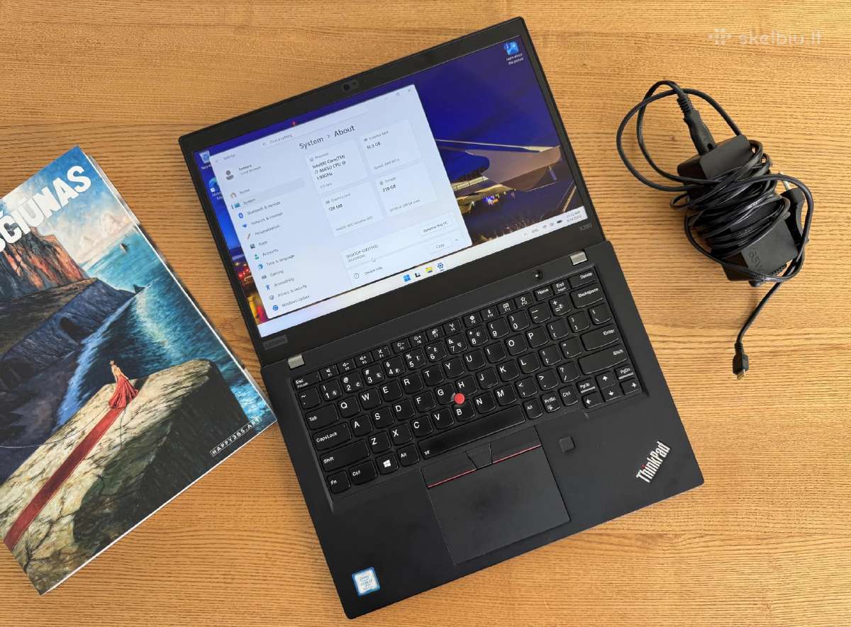Thinkpad X390 13.3 i7 16gb 256gb Win Pro - nuotraukos Nr. 2