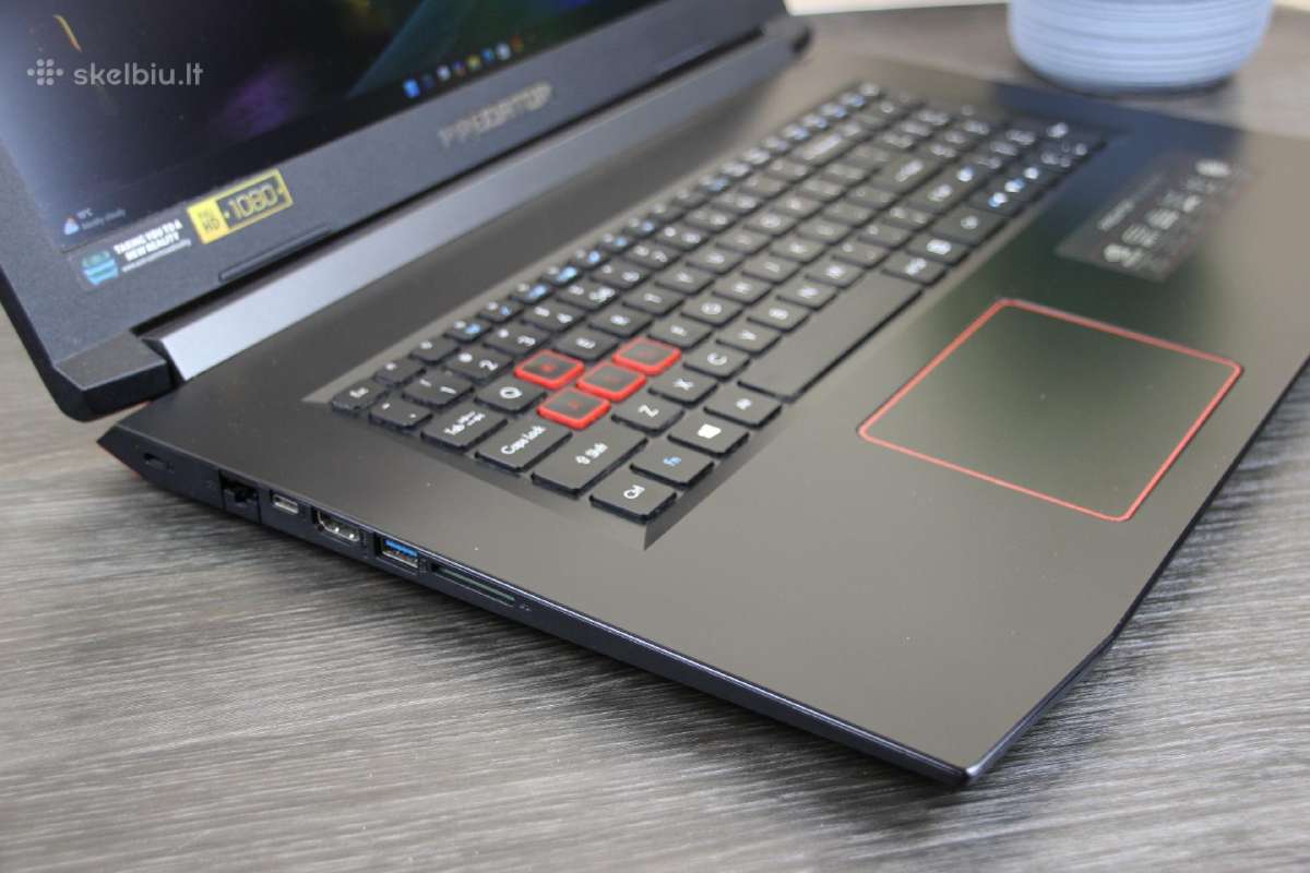 Acer Predator Helios 300 17,3 SSD+HDD 16gb gtx 4gb - nuotraukos Nr. 7
