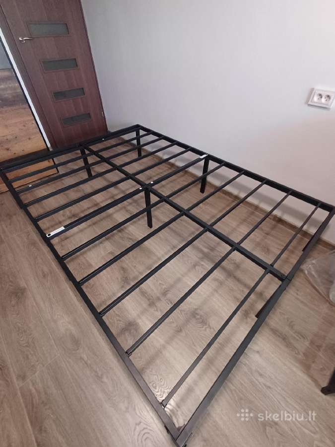 Metalinis lovos rėmas su Antčiužinis - nuotraukos Nr. 2